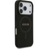 Guess Saffiano Classic Logo MagSafe Case for iPhone 17 Pro Black - (GUHMP17LPSAHMCK)