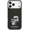 Karl Lagerfeld Etui IML Aquarelle Karl & Choupette & Logo MagSafe do iPhone 17 Pro Max czarny - (KLHMP17XHMKCAQOK)