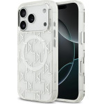 Karl Lagerfeld Etui IML KL Monogram MagSafe do iPhone 17 Pro bialy - (KLHMP17LHMIKLMEH)