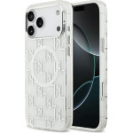 Karl Lagerfeld Etui IML KL Monogram MagSafe do iPhone 17 Pro Max bialy - (KLHMP17XHMIKLMEH)