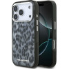Karl Lagerfeld Etui IML Leopard Pattern MagSafe do iPhone 17 Pro czarny - (KLHMP17LHDLEOICK)