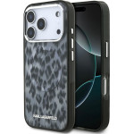 Karl Lagerfeld Etui IML Leopard Pattern MagSafe do iPhone 17 Pro czarny - (KLHMP17LHDLEOICK)