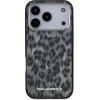 Karl Lagerfeld Etui IML Leopard Pattern MagSafe do iPhone 17 Pro czarny - (KLHMP17LHDLEOICK)