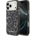 Karl Lagerfeld Etui IML Leopard Pattern MagSafe do iPhone 17 Pro Max czarny - (KLHMP17XHDLEOICK)