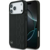 Mercedes Etui Leather Laurel Leaves MagSafe do iPhone 17 Pro Max czarny - (MEHMP17X25RDSLAK)