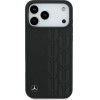Mercedes Etui Leather Laurel Leaves MagSafe do iPhone 17 Pro Max czarny - (MEHMP17X25RDSLAK)