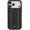 Mercedes Etui Leather Star Pattern Stripes MagSafe do iPhone 17 Pro Max czarny - (MEHMP17X25RPSLKH)