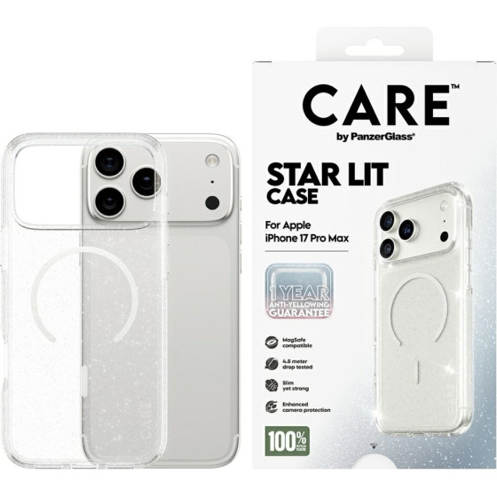 PanzerGlass CARE by Flagship Urban Explorer w. White MagSafe case for iPhone 17 Pro Max Star Lit - (CR54426)