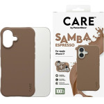 PanzerGlass Case CARE by Fashionable Samba MagSafe for iPhone 17 espresso - (CR49839)