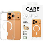 PanzerGlass Case CARE by Fashionable Samba w. White MagSafe for iPhone 17 Pro transparent - (CR37687)