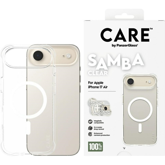 PanzerGlass Case CARE by Fashionable Samba w. White MagSafe for iPhone Air transparent - (CR69281)