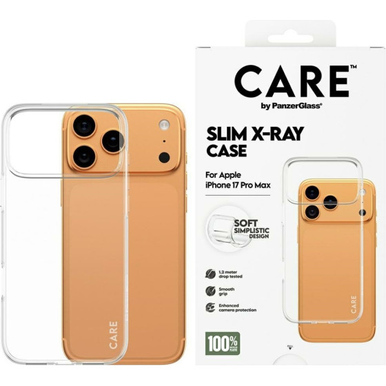PanzerGlass Case CARE by Fashionable X-Ray Soft Basic for iPhone 17 Pro Max transparent - (CR84388)