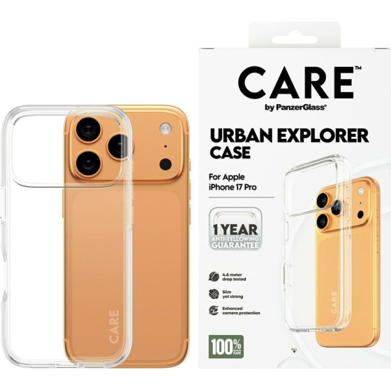 PanzerGlass Case CARE by Flagship Urban Explorer w. Clear Frame for iPhone 17 Pro transparent - (CR52342)