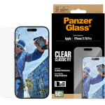 PanzerGlass Classic Fit EasyAligner Tempered Glass for iPhone 17 / 16 Pro - (PG97490)