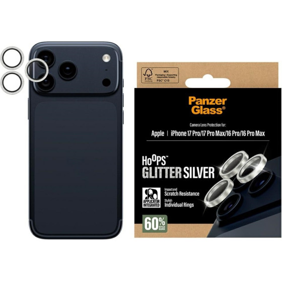 PanzerGlass Tempered glass lens protector Hoops Glitter for iPhone 17 Pro / 17 Pro Max / 16 Pro - (PG15828)