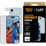 PanzerGlass Zestaw ochronny CARE by Flagship Privacy 3w1 Etui+Szklo Prywatyzujace+Lens do iPhon - (CR33419)