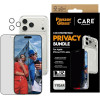 PanzerGlass Zestaw ochronny CARE by Flagship Privacy 3w1 Etui+Szklo Prywatyzujace+Lens do iPhon - (CR34911)