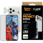 PanzerGlass Zestaw ochronny CARE by Flagship Privacy 3w1 Etui+Szklo Prywatyzujace+Lens do iPhon - (CR34911)