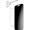 PanzerGlass Zestaw ochronny CARE by Flagship Privacy 3w1 Etui+Szklo Prywatyzujace+Lens do iPhon - (CR34911)