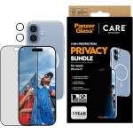 PanzerGlass Zestaw ochronny CARE by Flagship Privacy 3w1 Etui+Szklo Prywatyzujace+Lens do iPhon - (CR55929)