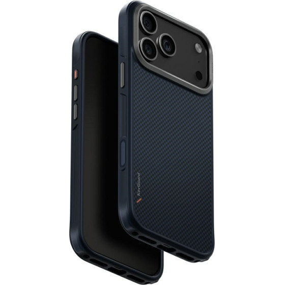 UNIQ Keva Case for iPhone 17 Pro Max Magclick Charging Blue - (UNIQ-IP6.9P(2025)-KEVAMTBLU)