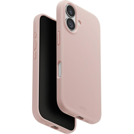 UNIQ Lino Case for iPhone 17 Magclick Charging Pink - (UNIQ-IP6.3(2025)-LINOMBPNK)