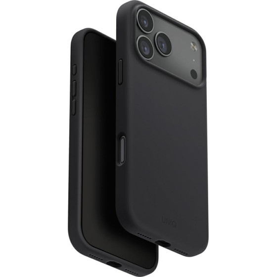 UNIQ Lino Case for iPhone 17 Pro Magclick Charging Grey - (UNIQ-IP6.3P(2025)-LINOMCGRY)