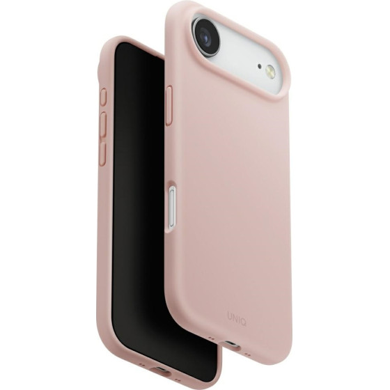 UNIQ Lino Case for iPhone Air Magclick Charging Pink - (UNIQ-IP6.6(2025)-LINOMBPNK)