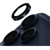 UNIQ Optix Prime Camera Lens Protector for iPhone 17 Pro / iPhone 17 Pro Max with Applicator Navy Bl - (UNIQ-IP6.3P-6.9P(2025)-SSFSLENSNVYC)