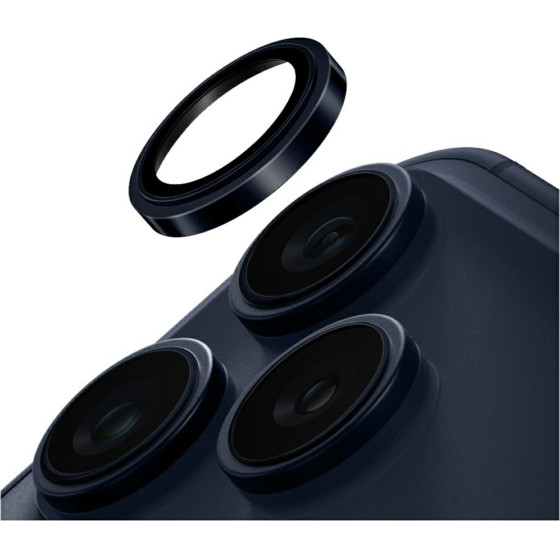 UNIQ Optix Prime Camera Lens Protector for iPhone 17 Pro / iPhone 17 Pro Max with Applicator Navy Bl - (UNIQ-IP6.3P-6.9P(2025)-SSFSLENSNVYC)