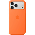 Apple iPhone 17 Pro Max Silicone Case with MagSafe Orange - (MGFL4ZMA)