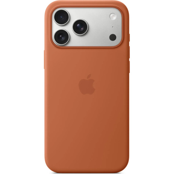 Apple iPhone 17 Pro Max Silicone Case with MagSafe Terra Cotta - (MGFQ4ZMA)