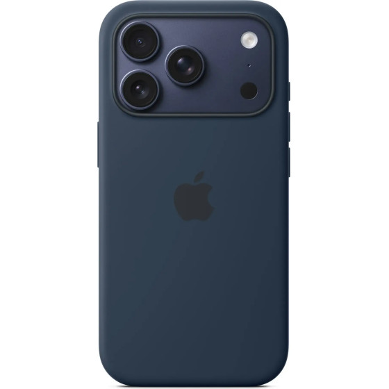 Apple iPhone 17 Pro Silicone Case with MagSafe Midnight - (MGFH4ZMA)