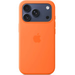 Apple iPhone 17 Pro Silicone Case with MagSafe Orange - (MGFE4ZMA)