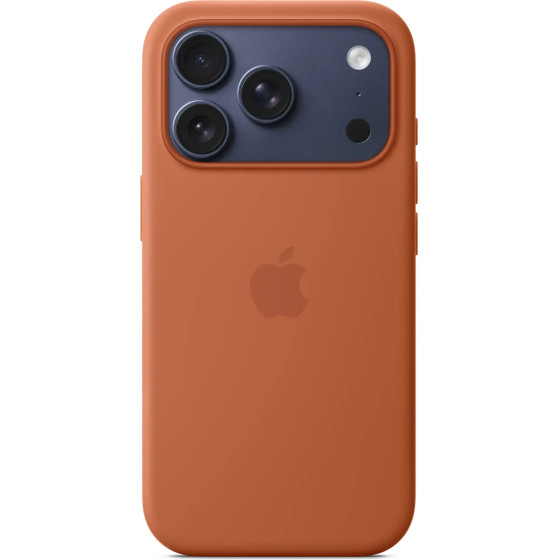 Apple iPhone 17 Pro Silicone Case with MagSafe Terra Cotta - (MGFJ4ZMA)