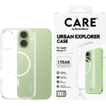 PanzerGlass CARE by Flagship Urban Explorer Case w. White MagSafe for iPhone 17 Clear - (CR49224)