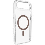 Puro Lite Mag TPU+PC Case Compatible with MagSafe for iPhone 17 Air - Transparent with Brown Ring - (PUIPC1766LITEMCHOC)
