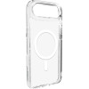 Puro Lite Mag TPU+PC Case Compatible with MagSafe for iPhone 17 Air - Transparent with White Ring - (PUIPC1766LITEMAGTR)