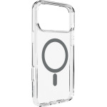 Puro Lite Mag TPU+PC Case Compatible with MagSafe for iPhone 17 Pro - Transparent with Gray Ring - (PUIPC17P63LITEMDKGR)