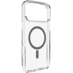 Puro Lite Mag TPU+PC Case Compatible with MagSafe for iPhone 17 Pro Max - Transparent with Gray Ring - (PUIPC17P69LITEMDKGR)