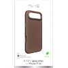 Puro Pure Icon Mag Pro Liquid Silicone Case for iPhone 17 Air, MagSafe Compatible, with Camera Protection and Aluminum Buttons - Brown - (PUIPC1766ICONMPCHOC)