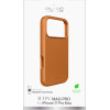 Puro Pure Icon Mag Pro Liquid Silicone Case for iPhone 17 Pro Max, MagSafe Compatible, with Camera Protection and Aluminum Buttons - Orange - (PUIPC17P69ICONMPORA)