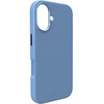 Puro Pure Icon Mag Pro Liquid Silicone Case for iPhone 17, MagSafe Compatible, with Camera Protection and Aluminum Buttons - Blue - (PUIPC1763ICONMPBLUE)