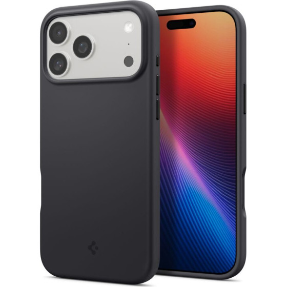 Spigen Silicone Fit MagSafe Case for iPhone 17 Pro - Black - (27998-0)