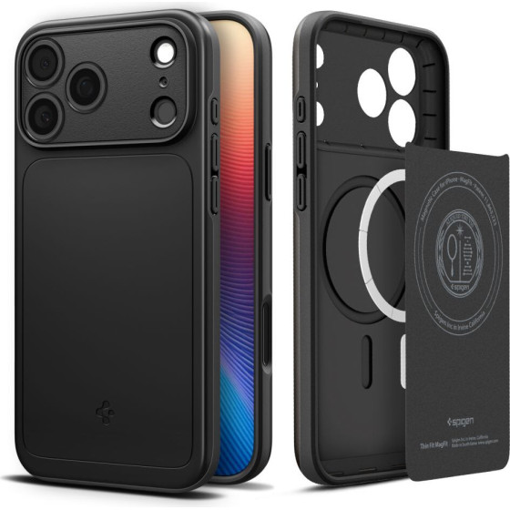Spigen Thin Fit MagSafe Case for iPhone 17 Pro Max - Black - (27922-0)
