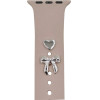 TFO Pin Charms set for watch straps bow silver