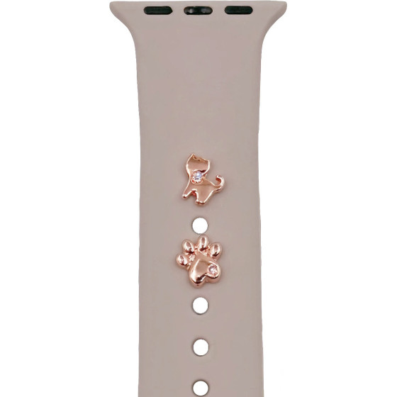 TFO Pin Charms set for watch straps cat rose gold