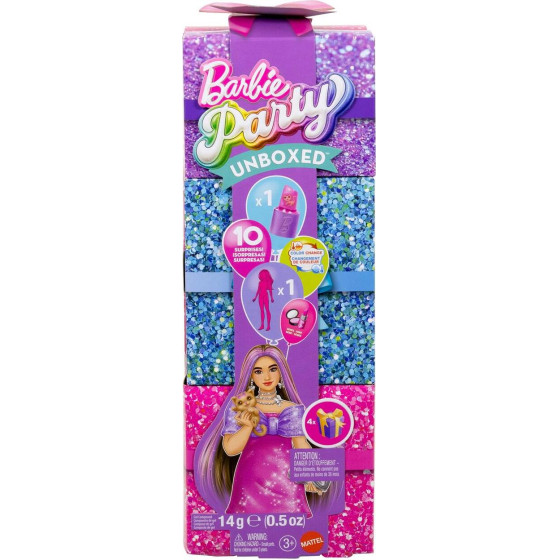 Mattel Barbie: Reveal Glam Party Series Barbie: Party Unboxed Glam Party - Curvy (JFY67)