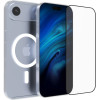 Vivid Set Magsafe Hybrid Case + Full Face Tempered Glass Apple Iphone Air - (CS-Mgs Tr 1-2508002)