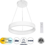 GloboStar Venom �������� �������� ��������� ������ Led 30W 3513lm 120� Ac 220-240V IP20 ����������� ����� Cct �� ����������� ��� 2700K ��� 6000K Dimmable - Lumileds Smd Chip - ����� ��� - �40 x �40 x �6.5cm - 3 ������ ������� - (61174)
